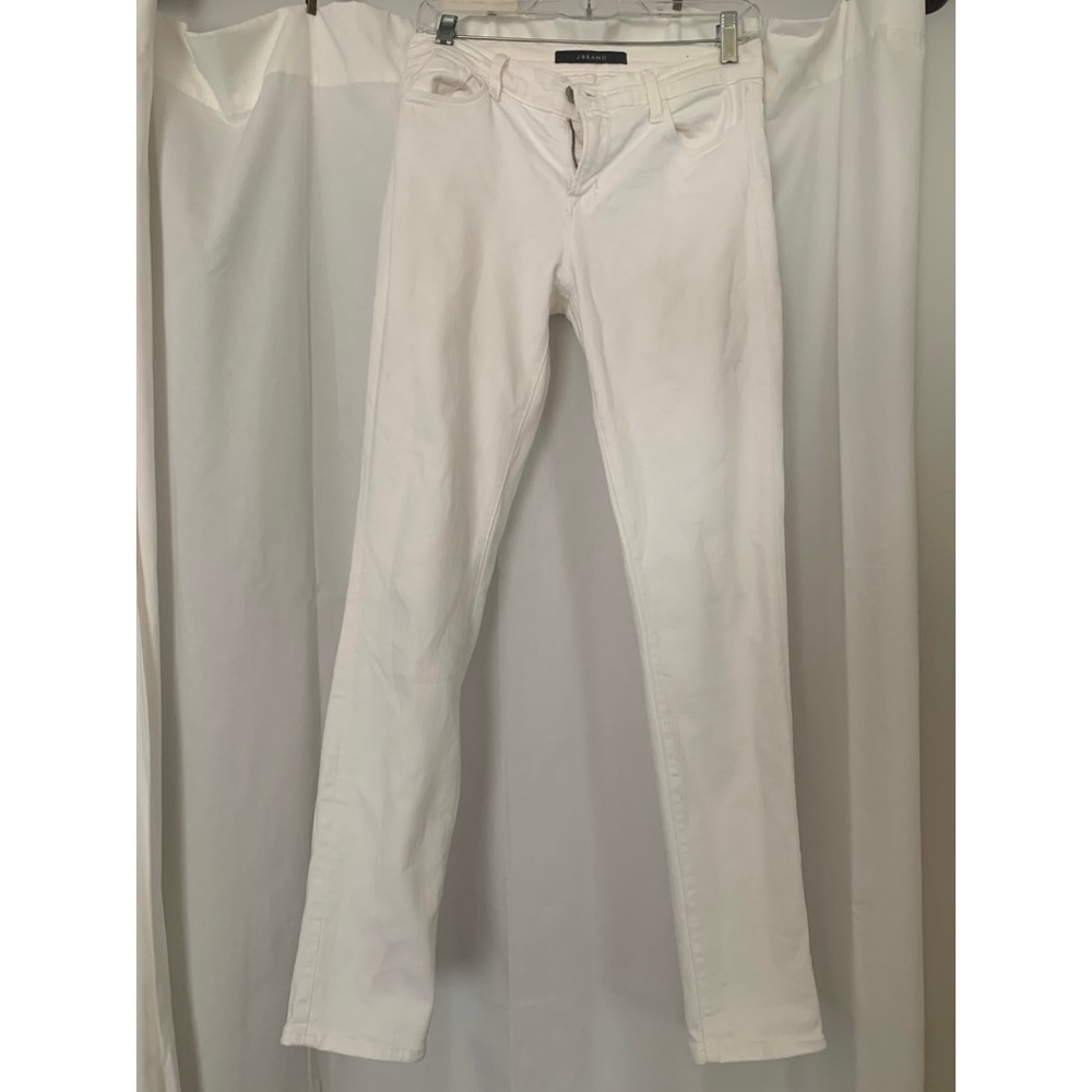 J Brand White Skinny Jeans